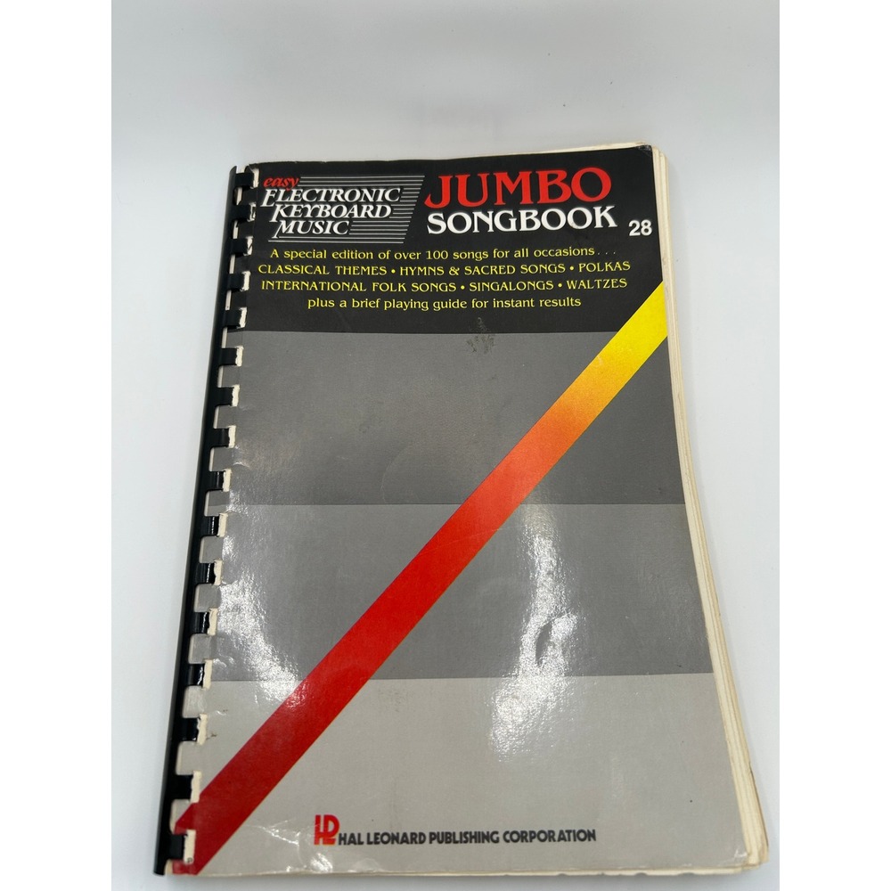 Hal Leonard Easy Electronic Keyboard Music Jumbo Songbook 28 Sheet Music